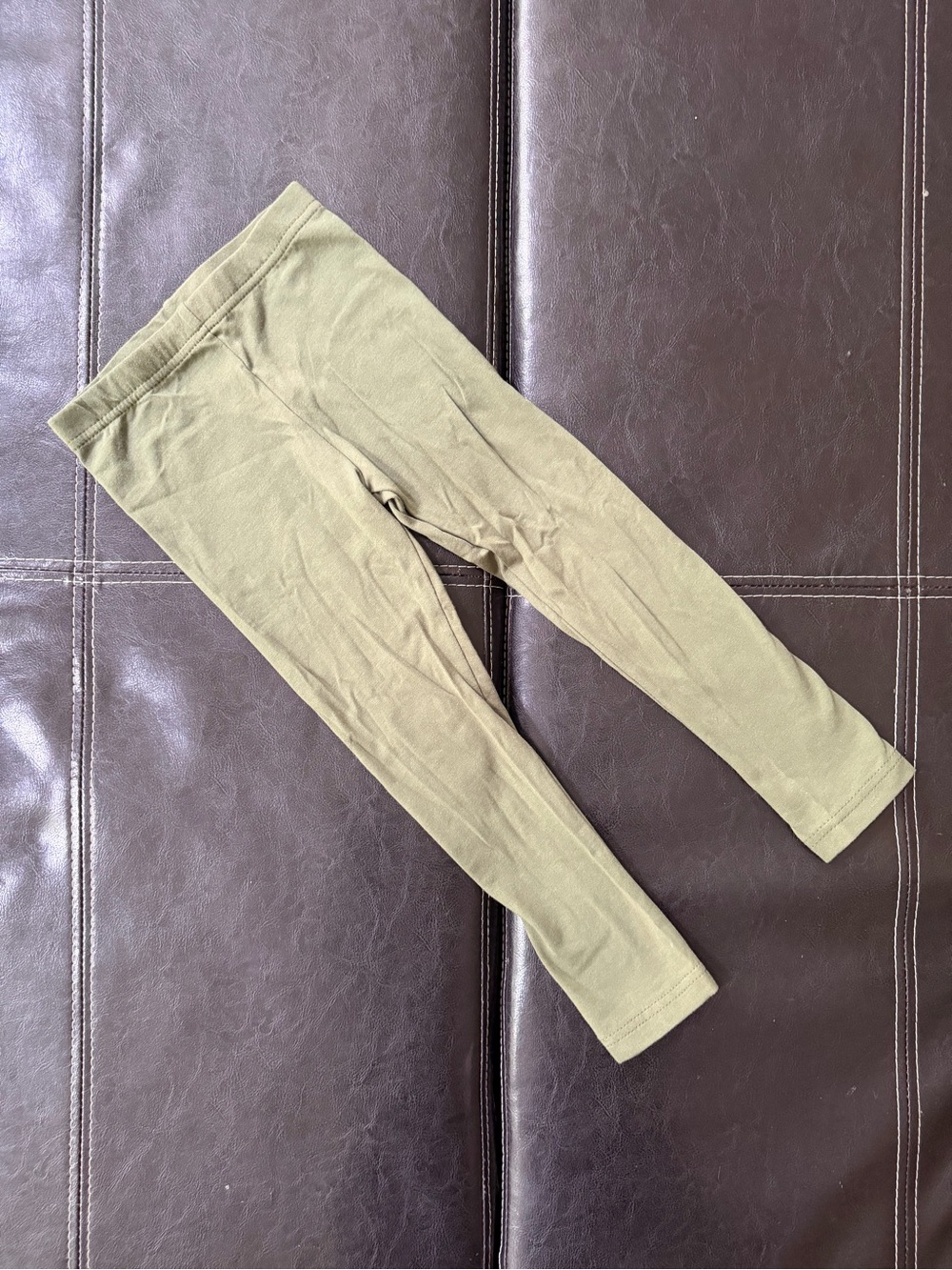 Carter's - Girl’s Olive Green Stretch Leggings